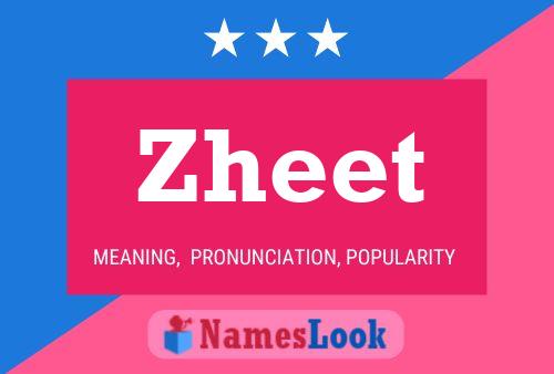 ملصق اسم Zheet