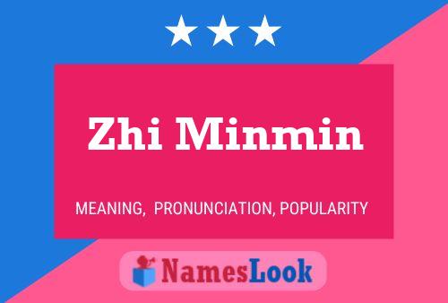 ملصق اسم Zhi Minmin