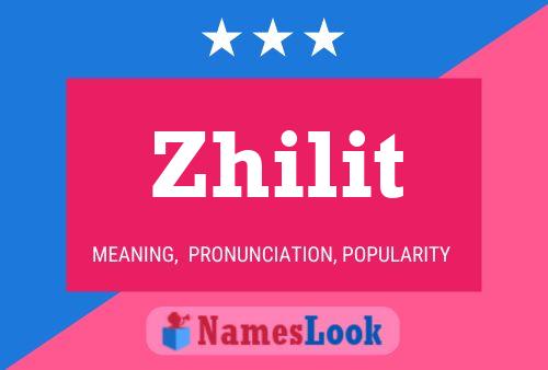 ملصق اسم Zhilit