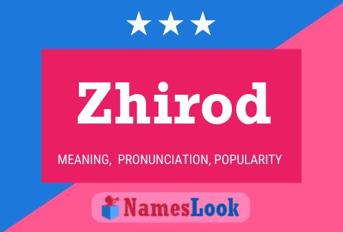 ملصق اسم Zhirod