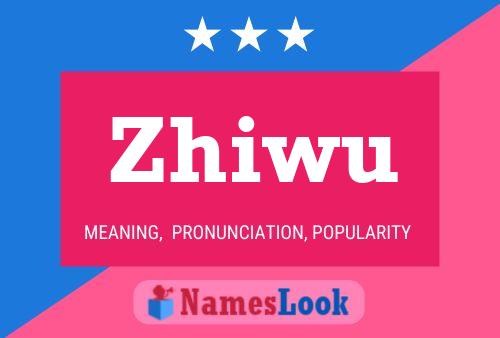 ملصق اسم Zhiwu