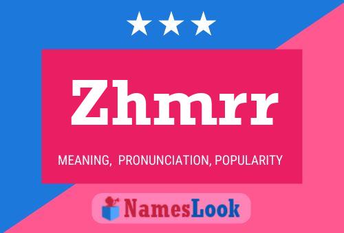 ملصق اسم Zhmrr