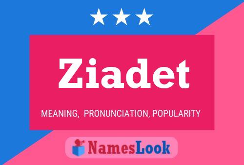 ملصق اسم Ziadet