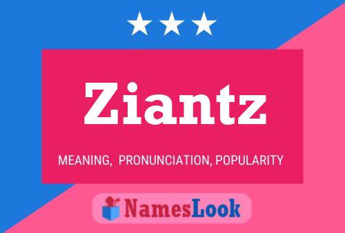 ملصق اسم Ziantz