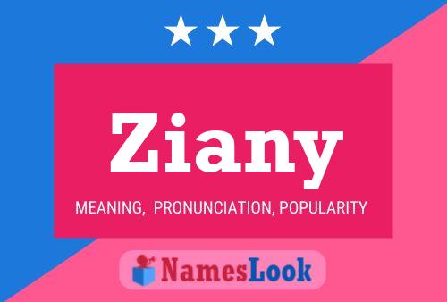 ملصق اسم Ziany