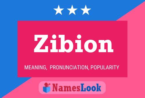 ملصق اسم Zibion