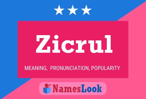 ملصق اسم Zicrul