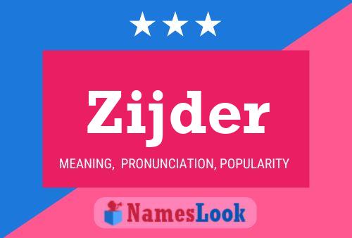 ملصق اسم Zijder