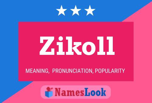 ملصق اسم Zikoll