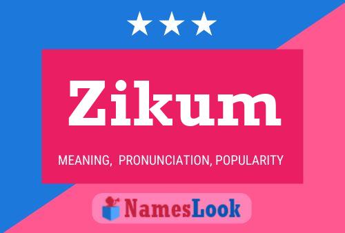 ملصق اسم Zikum