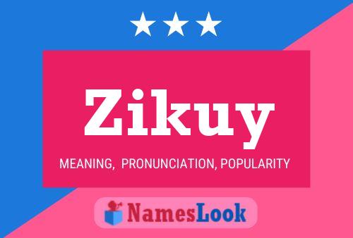 ملصق اسم Zikuy