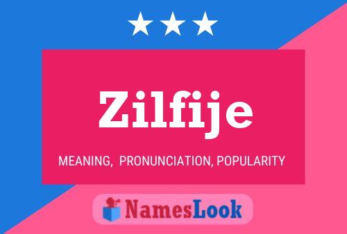 ملصق اسم Zilfije