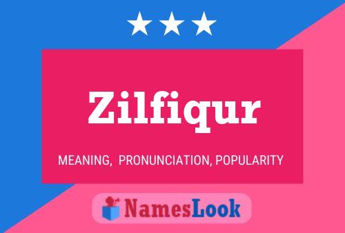 ملصق اسم Zilfiqur