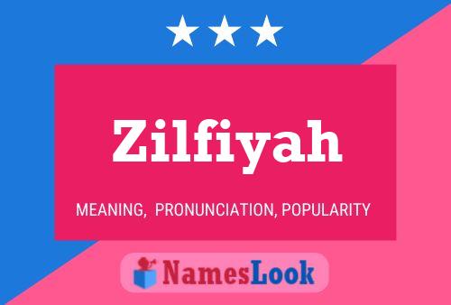 ملصق اسم Zilfiyah