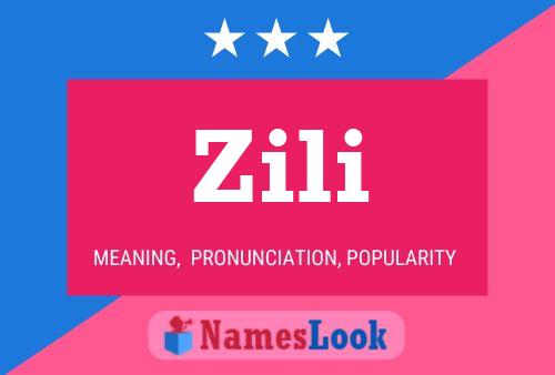 ملصق اسم Zili