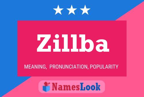 ملصق اسم Zillba