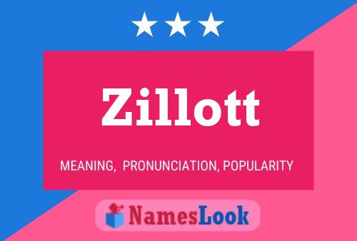 ملصق اسم Zillott