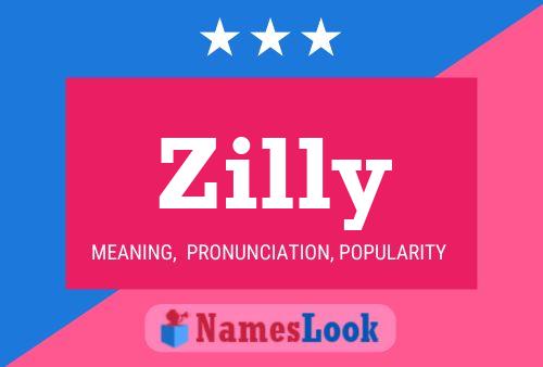 ملصق اسم Zilly