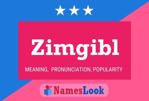 ملصق اسم Zimgibl