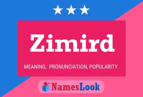 ملصق اسم Zimird