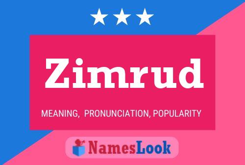 ملصق اسم Zimrud