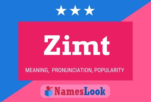 ملصق اسم Zimt