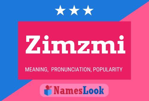 ملصق اسم Zimzmi