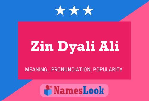 ملصق اسم Zin Dyali Ali