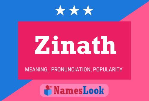 ملصق اسم Zinath