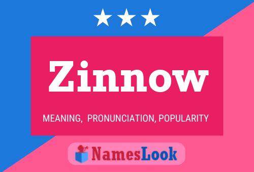 ملصق اسم Zinnow