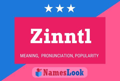 ملصق اسم Zinntl