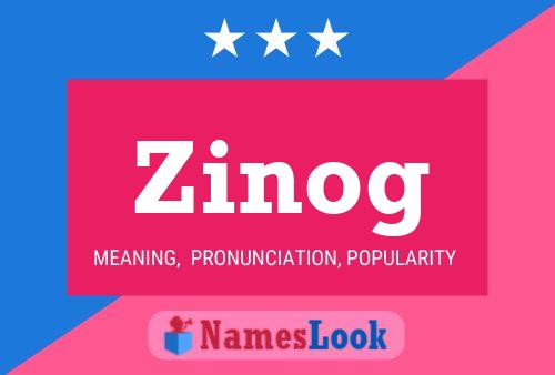 ملصق اسم Zinog