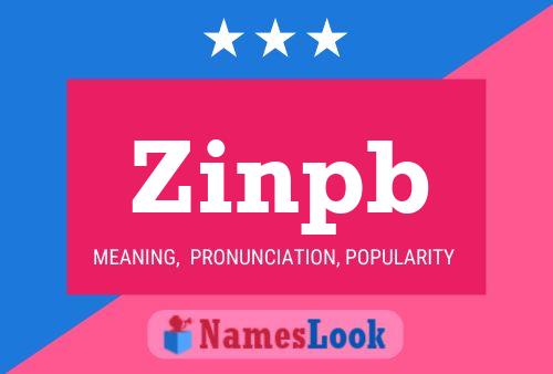 ملصق اسم Zinpb