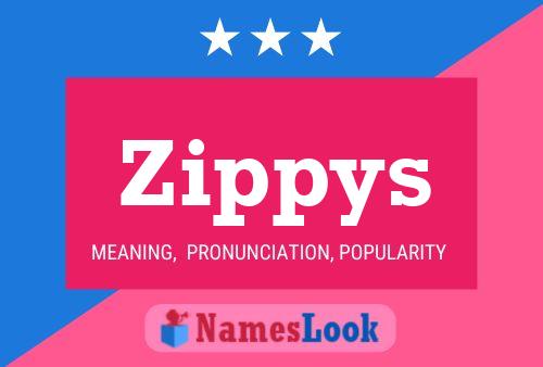 ملصق اسم Zippys