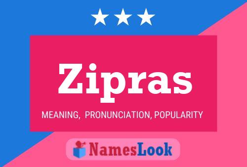 ملصق اسم Zipras