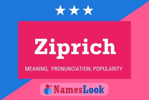 ملصق اسم Ziprich