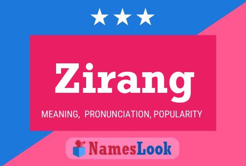 ملصق اسم Zirang