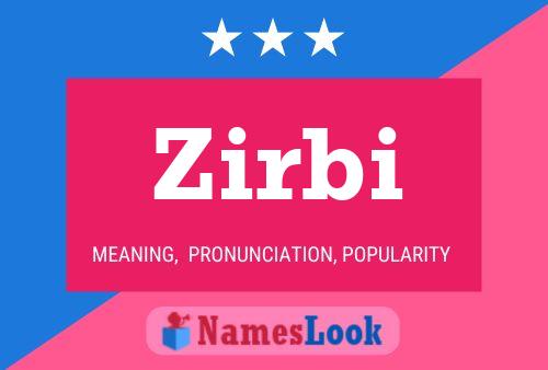 ملصق اسم Zirbi