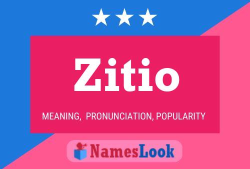 ملصق اسم Zitio