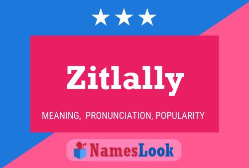 ملصق اسم Zitlally