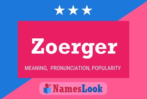 ملصق اسم Zoerger