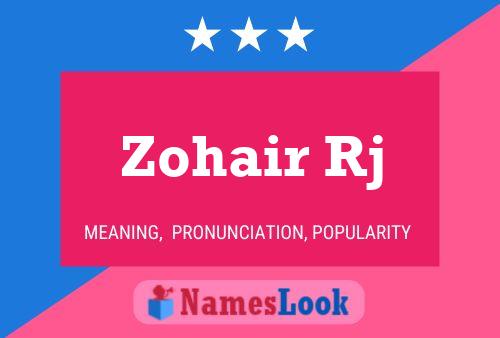 ملصق اسم Zohair Rj