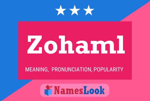 ملصق اسم Zohaml