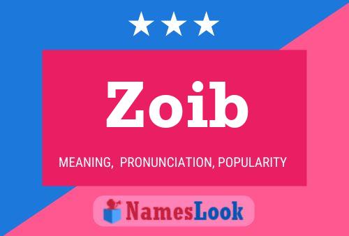 ملصق اسم Zoib