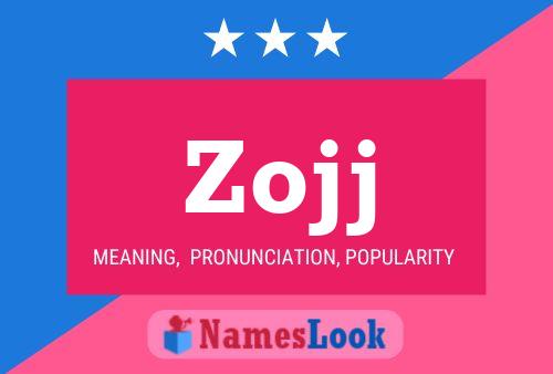 ملصق اسم Zojj