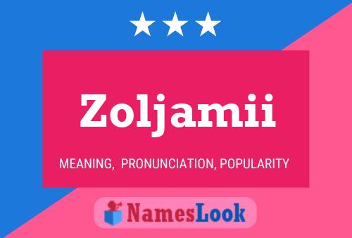 ملصق اسم Zoljamii