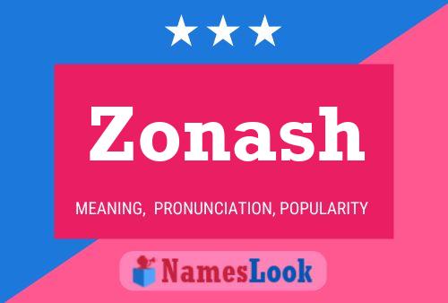 ملصق اسم Zonash