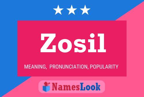 ملصق اسم Zosil