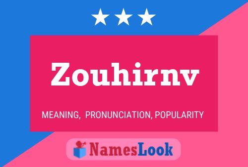 ملصق اسم Zouhirnv