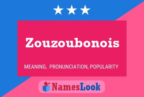 ملصق اسم Zouzoubonois